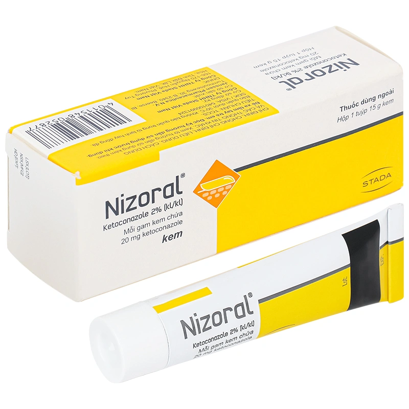 Kem bôi da Nizoral 20mg/g trị nhiễm nấm ngoài da, viêm da tiết bã tuýp 15g - 1